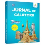 Jurnal de Calatorii Pentru Copii, 6-8 Ani, Cu Jocuri Si Plicuri, 96 Pagini, Ilustrat, Organizare Vacanta