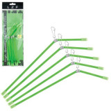 Set anti-tangle rigid, 18/20/22 cm, 5 buc/set, verde 22 cm, Baracuda