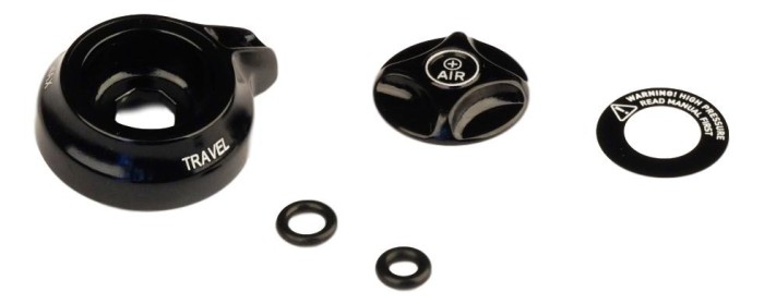 Adjuster Knob, Dual Position Air - 2011-2012 Revelation - Black Ultimate FactoryBikes