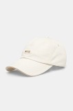 BOSS șapcă de baseball din bumbac culoarea bej, cu imprimeu, 50533367