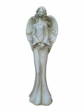 Cumpara ieftin Statueta decorativa, Inger, Alb, 33 cm, DVAN0045-7G