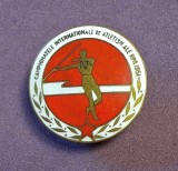 Insignă sportivă &bdquo;Campionatele Internaționale de Atletism ale R.P.R. 1951&rdquo;