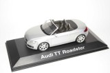Macheta auto Audi TT Roadster scara 1:87 argintiu ambalaj reprezentanta