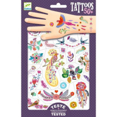 Tatuaje Djeco Pasari multicolore