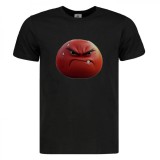 Tricou negru, Stirb , bumbac 100%