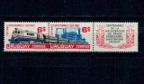 Uruguay 1969 - Trenuri, cai ferate, serie neuzata
