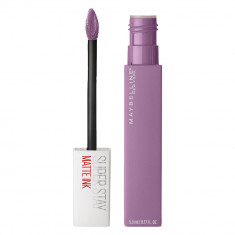 Ruj lichid mat rezistent la transfer Maybelline New York SuperStay Matte Ink, 100 Philosopher, 5 ml foto