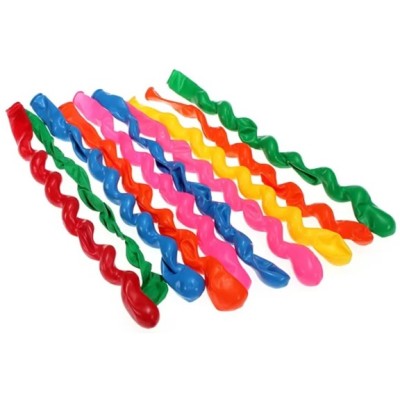 Set 40 baloane latex, Spirala, Colorate, 100cm, Ropet foto