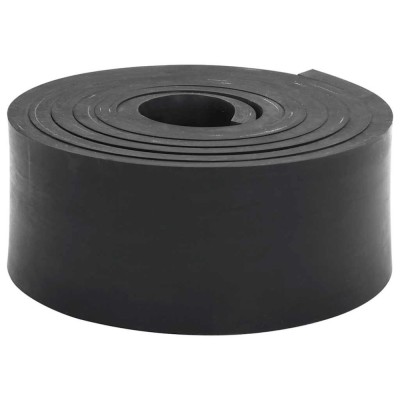 Margine de cauciuc pentru plug de zăpadă negru 300x8x1 cm foto