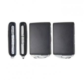 Carcasa cheie cu 3 butoane Topautochei&amp;reg; compatibil Volvo XC60 XC90 S90 S60 S40, negru foto