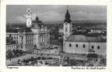 CP1182N Nagyv&aacute;rad, V&aacute;rosh&aacute;za &eacute;s a Szt L&aacute;szl&oacute; templom, carte poștală, Oradea