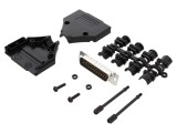 Mufă D-Sub 25 PIN Tată Drept pentru Lipire pe Cablu - Set Complet
