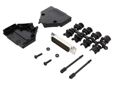 Conector D-Sub 25 pini tată drept foto