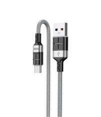 Cablu transfer date si incarcare Kaku KSC-696 USB-A - USB-C 18W 2.4A 1.2m, Gri