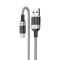 Cablu transfer date si incarcare Kaku KSC-696 USB-A - USB-C 18W 2.4A 1.2m, Gri