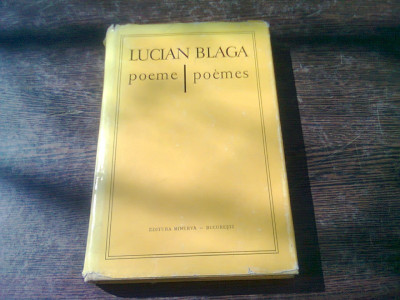 POEME - LUCIAN BLAGA (EDITIE BILINGVA) foto