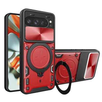 Husa Google Pixel 9 Pro XL Techsuit CamGuard Pro, rosu foto