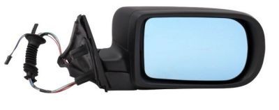 Oglinda exterioara Bmw Seria 5 E39 10.1997-06.2004 Sedan partea stanga View Max Albastra Flat Carcasa neagra , 7pini foto