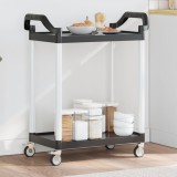 Gossi carucior cu 2 niveluri, negru, 81x41x92 cm, aluminiu