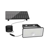 Aplică Solară LED Klausen Sunwave 2 KL190006 7W 700lm 7500K Negru IP44 17x9x7.8cm Lampă Exterior Economică Fără Cabluri Iluminat Sigur Curte