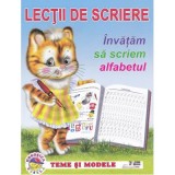 Lectii de scriere. Invatam sa scriem alfabetul