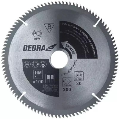 Panzede fierastrau circularcucarburimetalice pentru aluminiu 250x100x30 foto