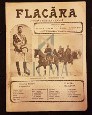 BANU C. (Director), FLACARA (Literara, Artistica si Sociala), Anul II, Numarul 38, 1913, Bucuresti foto