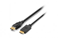 Cablu Kensington Display Port - HDMI 1.8m Black foto