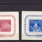ROMANIA 1960 LP 495 LP 496 J O ROMA I COLITE DANTELATA + NEDANTELATA MNH