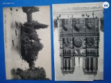 Franta , GRUP DOUA CARTI POSTALE NECIRCULATE , ANII 1920,CATEDRALA NOTRE DAMME SI PARCUL -GRADINA DIN PARIS, Necirculata, Printata