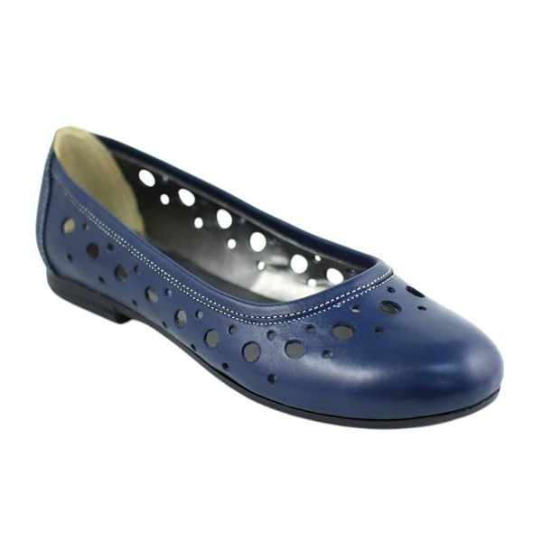 Balerini dama casual de vara din piele naturala - CLARA BLEUMARIN