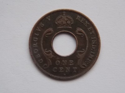 1 CENT 1922 EAST AFRICA foto