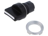 Comutator rotativ 22mm EAO Poz.i stab 1 negru fără IP65 46