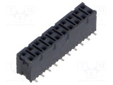 Conector şiruri pini mamă 20 PIN 2,54mm aurit SMT SAMTEC