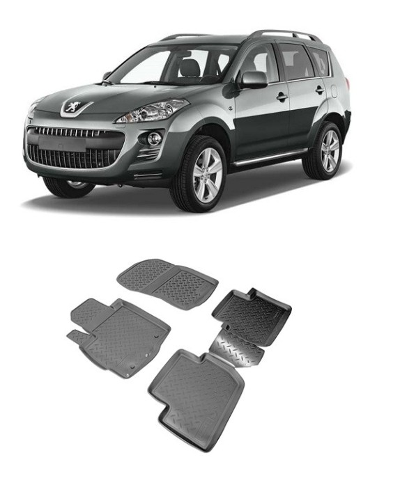 Set covorase cauciuc tip tavita PEUGEOT 4007 (2007-2013)