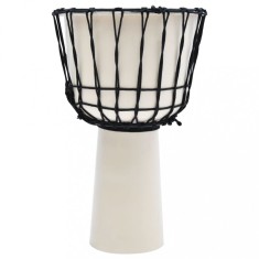 vidaXL Toba Djembe cu reglare cu sfoara, 30,5 cm, piele de capra foto