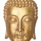 Statueta aurie Buddha pentru pus pe perete CW619