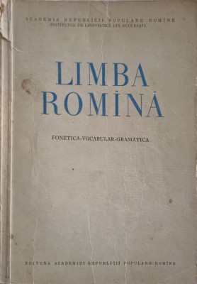 LIMBA ROMANA. FONETICA-VOCABULAR-GRAMATICA-AL. GRAUR SI COLAB.-242206 foto