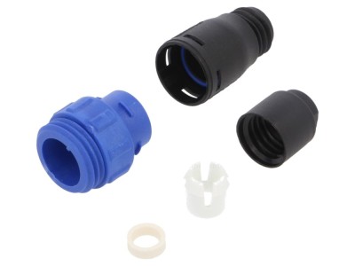 Conector circular 8 pini IP68 pe cablu foto