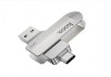 Stick Memorie USB 3.0 - Tip-C Hoco UD10 - 64GB, Argintiu
