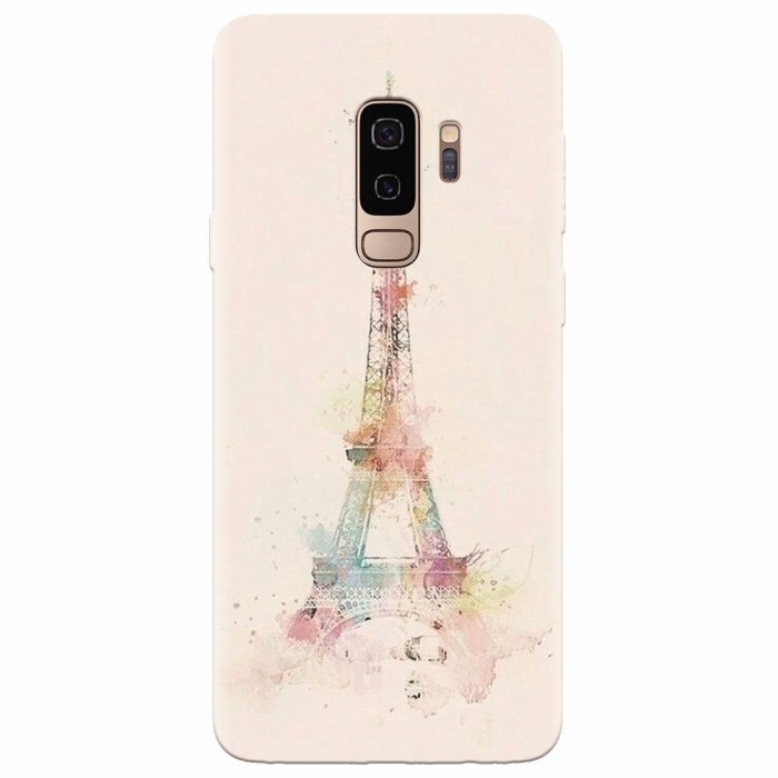Husa silicon pentru Samsung S9 Plus, Eiffel Tower 001