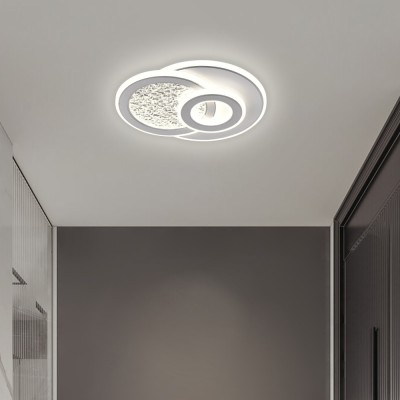 Lustra LED KOMPACTO 34W, 3 Cercuri, lumina Rece/Calda/Neutra, Alb ModernLight Concept foto
