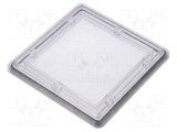 Feronerie RST ROZTOCZE Feronerie Feronerie de inspecție policarbonat 103x103x11mm