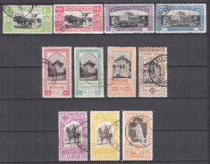ROMANIA 1906 LP 63 EXPOZITIA GENERALA BUCURESTI SERIE STAMPILATA