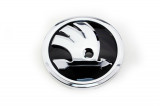 Emblema Skoda Octavia Fabia Superb Rapid, 80mm, chrom