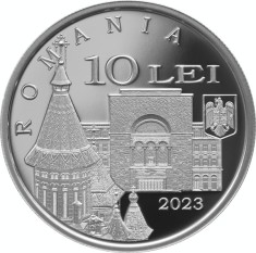 10 LEI - Timi?oara 2023 ? Capitala Europeana a Culturii - Argint PROOF foto