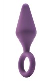 Dop Anal Pull Plug Medium, Silicon, Violet, 12.2 cm, DREAM Toys