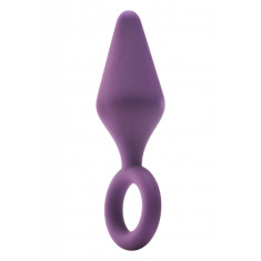 Dop Anal Pull Plug Medium, Silicon, Violet, 12.2 cm