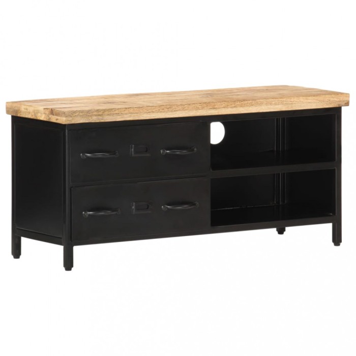 Gossi comoda tv, 90 x 30 x 41 cm, lemn de mango nefinisat