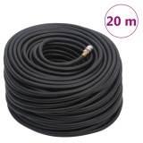 VidaXL Furtun de aer hibrid, negru, 0,6&quot;, 20 m, cauciuc și PVC